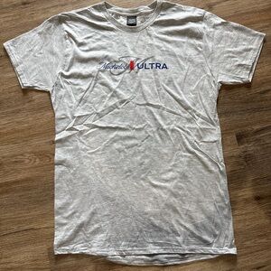 Hanes Gray Michelob ULTRA Logo Short Sleeve Tee